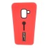 Capa Kickstand Matte Con Alza De Dedo Samsung Galaxy A8 2018 A530 Rojo